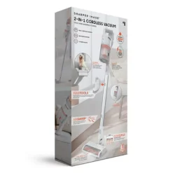 Sharper Image Cordless Vacuum, Stick & Handheld Combo -Storage And Cleaning 7188615 ALT9