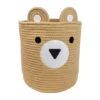 Little Darlings Bear Rope Bin Basket 1 Little Darlings Bear Rope Bin Basket -Storage And Cleaning 7188964