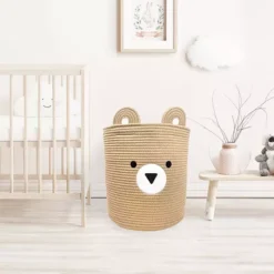 Little Darlings Bear Rope Bin Basket -Storage And Cleaning 7188964 ALT