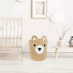 Little Darlings Bear Rope Bin Basket -Storage And Cleaning 7188964 ALT2