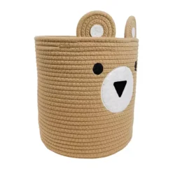 Little Darlings Bear Rope Bin Basket -Storage And Cleaning 7188964 ALT3