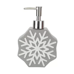 VCNY Home Winter Snowflake 16-pc. Shower Curtain Bath Set -Storage And Cleaning 7237520 ALT4