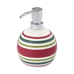 IZOD Holiday Soap Pump -Storage And Cleaning 7287403 Ornament Red Green