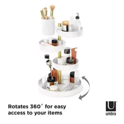 Umbra Pirouette Tiered Cosmetic Organizer -Storage And Cleaning 7295168 ALT5