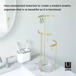 Umbra Tesora Jewelry Stand 16 Umbra Tesora Jewelry Stand -Storage And Cleaning 7295177 ALT11