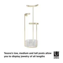 Umbra Tesora Jewelry Stand 21 Umbra Tesora Jewelry Stand -Storage And Cleaning 7295177 ALT5