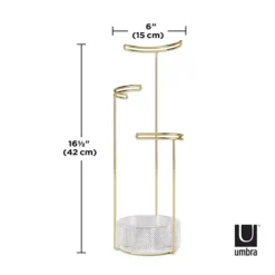 Umbra Tesora Jewelry Stand 25 Umbra Tesora Jewelry Stand -Storage And Cleaning 7295177 ALT9