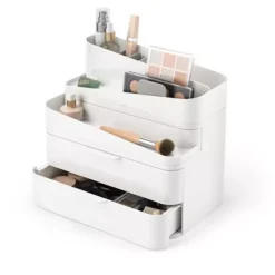 Umbra Glam Tiered Cosmetic Organizer Box 16 Umbra Glam Tiered Cosmetic Organizer Box -Storage And Cleaning 7295179 ALT2
