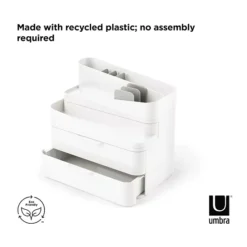 Umbra Glam Tiered Cosmetic Organizer Box 20 Umbra Glam Tiered Cosmetic Organizer Box -Storage And Cleaning 7295179 ALT6