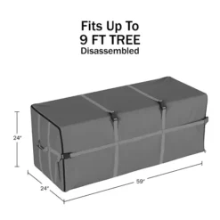 Elf Stor Gray Christmas Tree Storage Bag -Storage And Cleaning 7325422 ALT4