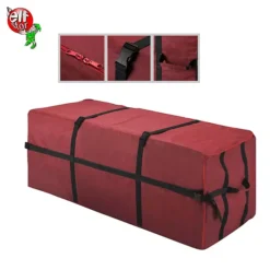 Elf Stor Burgundy Christmas Tree Bag For 6-ft. Tree 11 Elf Stor Burgundy Christmas Tree Bag For 6-ft. Tree -Storage And Cleaning 7325465 ALT2