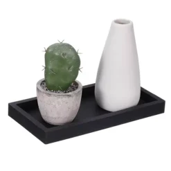 Silicone Bathroom Tray, 8" X 4" Jewelry Organizer Dish For Soap Dispenser, Coin, Key -Storage And Cleaning 7356036 ALT3