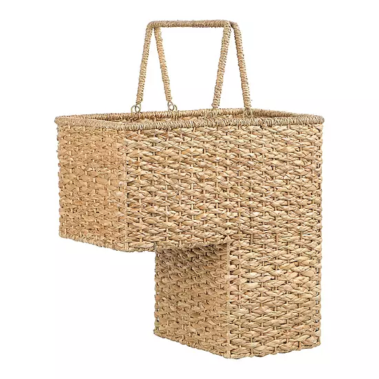 Storied Home Woven BacBac Leaf Stair Basket 15 Storied Home Woven BacBac Leaf Stair Basket - Image 13