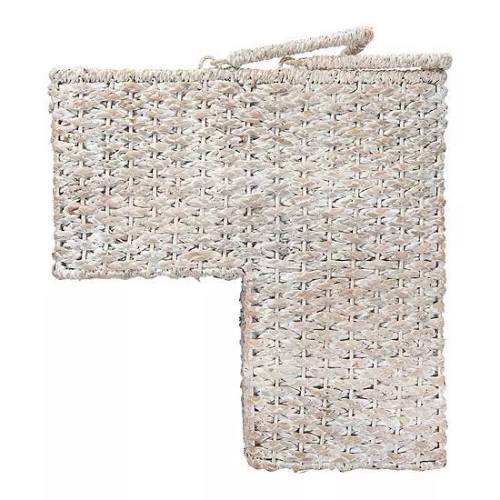 Storied Home Woven BacBac Leaf Stair Basket 14 Storied Home Woven BacBac Leaf Stair Basket - Image 12