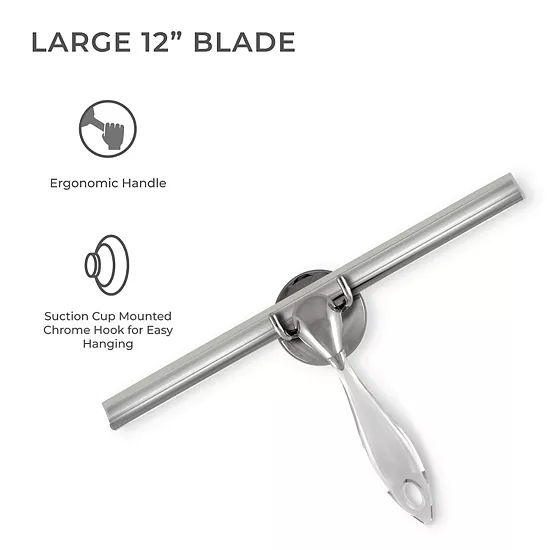 Zadro Inc. Fogless Ergonomic Squeegee Accessory 4 Zadro Inc. Fogless Ergonomic Squeegee Accessory - Image 2