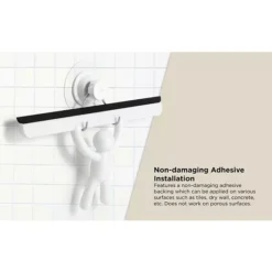 Umbra Buddy Adhesive Squeegee -Storage And Cleaning 7457285 ALT11