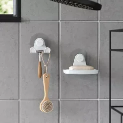 Umbra FLEX ADHESIVE SOAP DISH WHITE -Storage And Cleaning 7457380 ALT6