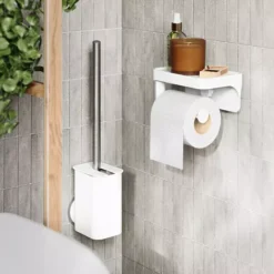 Umbra Flex Adhesive Toilet Paper Holder -Storage And Cleaning 7457383 ALT5