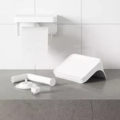 Umbra Flex Adhesive Toilet Paper Holder -Storage And Cleaning 7457383 ALT6
