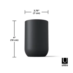 Umbra Junip Black Toothbrush Holder -Storage And Cleaning 7457452 ALT10