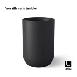Umbra Junip Black Toothbrush Holder -Storage And Cleaning 7457452 ALT3