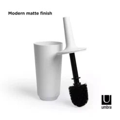 Umbra Step Toilet Brush & Holder -Storage And Cleaning 7457461 ALT7