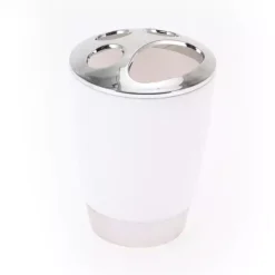 1 Pcs Women Durable Toothbrush Holder For Bathroom -Storage And Cleaning 7475635 White 1