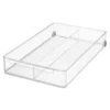 IDesign The Linus Collection Plastic Divided Rolling Organizer Bin With Handle -Storage And Cleaning 7477229