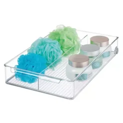 IDesign The Linus Collection Plastic Divided Rolling Organizer Bin With Handle -Storage And Cleaning 7477229 ALT3