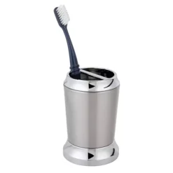 IDesign Stainless Steel Toothbrush Holder 10 IDesign Stainless Steel Toothbrush Holder -Storage And Cleaning 7477305 ALT3