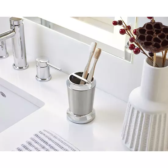 IDesign Stainless Steel Toothbrush Holder 7 IDesign Stainless Steel Toothbrush Holder - Image 5