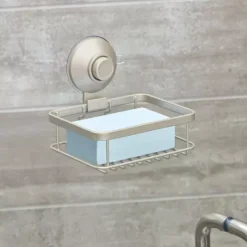 IDesign Push-Lock Suction Soap Dish For Shower 10 IDesign Push-Lock Suction Soap Dish For Shower -Storage And Cleaning 7477315 ALT4