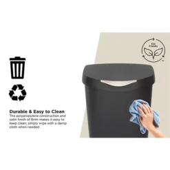 Umbra Brim Step Can, 13 Gallons -Storage And Cleaning 7503430 ALT7