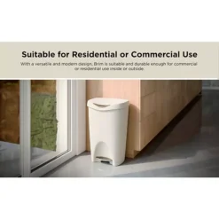 Umbra Brim Step Can, 13 Gallons -Storage And Cleaning 7503430 ALT8