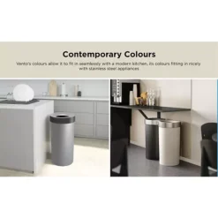 Umbra Vento Can, 16.5 Gallons 23 Umbra Vento Can, 16.5 Gallons -Storage And Cleaning 7503439 ALT8