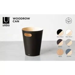 Umbra Woodrow Can, 2 Gallons 31 Umbra Woodrow Can, 2 Gallons -Storage And Cleaning 7503440 ALT7