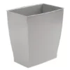 IDesign Mono Spa Rectangular Trash Can For Bath, Bedroom, Office – 11" X 7" X 12", 2.5 Gallon, Gray 2 IDesign Mono Spa Rectangular Trash Can For Bath, Bedroom, Office – 11" X 7" X 12", 2.5 Gallon, Gray -Storage And Cleaning 7526263