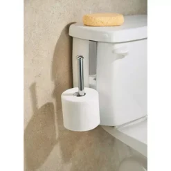 IDesign Stainless Steel Over The Tank Toilet Paper Holder – Compact Organizer Caddy Holds 2 Rolls Of Toilet Paper, 2" X 4" X 10", Chrome 9 IDesign Stainless Steel Over The Tank Toilet Paper Holder – Compact Organizer Caddy Holds 2 Rolls Of Toilet Paper, 2" X 4" X 10", Chrome -Storage And Cleaning 7526424 ALT3