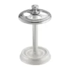 IDesign Metal Toothbrush Holder - Bathroom Cup For Bathroom Organization, The York Collection - 3.25" X 3.25" X 5.75", Chrome And Pearl White 2 IDesign Metal Toothbrush Holder - Bathroom Cup For Bathroom Organization, The York Collection - 3.25" X 3.25" X 5.75", Chrome And Pearl White -Storage And Cleaning 7526880