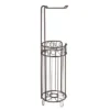 IDesign Metal Toilet Paper Holder – Holds 4 Rolls Of Toilet Paper, The Twigz Collection, 7" X 7" X 25", Bronze -Storage And Cleaning 7526888