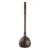 IDesign Kent Bathware, Toilet Plunger And Holder For Bathroom Storage - Bronze -Storage And Cleaning 7527319