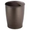IDesign Kent Bathware, Wastebasket Trash Can For Bathroom, Kitchen, Office - Bronze