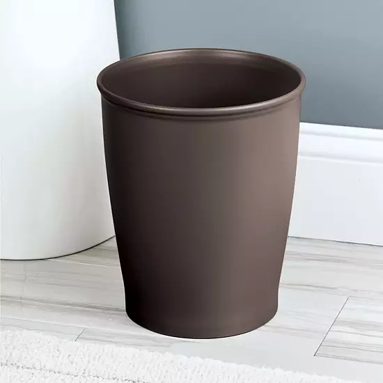IDesign Kent Bathware, Wastebasket Trash Can For Bathroom, Kitchen, Office - Bronze 5 IDesign Kent Bathware, Wastebasket Trash Can For Bathroom, Kitchen, Office - Bronze - Image 3