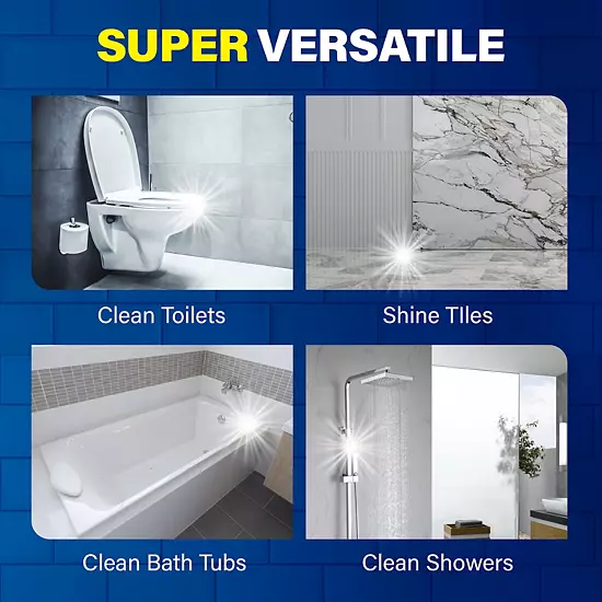 Bell+Howell Scrubtastic Pro Electric Rechargeable Spin Power Scrubber With 3 Rotating Brush Heads 10 Bell+Howell Scrubtastic Pro Electric Rechargeable Spin Power Scrubber With 3 Rotating Brush Heads - Image 8