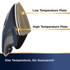 Black & Decker BLACK+DECKER Press & Steam 2-in-1 Iron And Steamer -Storage And Cleaning 7554001 ALT6