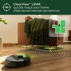 IRobot® Roomba® Smart Vacuum With ClearView LiDAR Navigation -Storage And Cleaning 7588622 ALT5