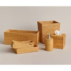 Sonoma Goods For Life® Handwoven Rattan Tank Topper -Storage And Cleaning 7647768 CP ALT65