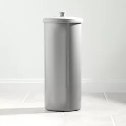 IDesign 2-pc. Toilet Paper Canister With Lid Set -Storage And Cleaning 7720545 ALT4