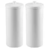 IDesign 2-pc. Toilet Paper Canister With Lid Set 1 IDesign 2-pc. Toilet Paper Canister With Lid Set -Storage And Cleaning 7720545 White