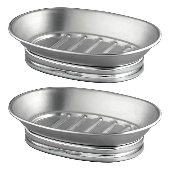 IDesign 2-pc. Bar Soap Dish Holder Set 3 IDesign 2-pc. Bar Soap Dish Holder Set